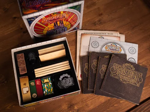 Vista 4 de Sagrada Artisans - Un juego de estrategia basado en el galardonado juego de mesa, Sagrada! Juego de mesa familiar para niños y adultos A partir