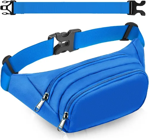 Vista 20 de Riñonera grande para mujeres y hombres – Riñonera Syican con 3 bolsillos con cremallera, regalos para disfrutar de deportes, viajes, entrenamiento