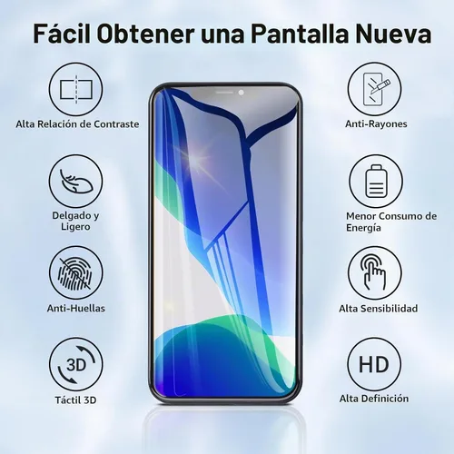 Vista 5 de Reemplazo de pantalla para iPhone Xs Max con altavoz de oído 6.5
