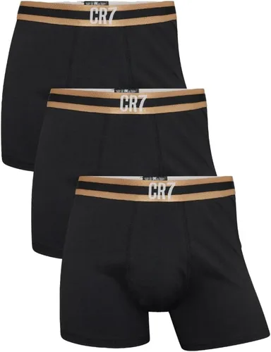 Vista 6 de CR7 Men's Cotton Blend Trunks Blanco