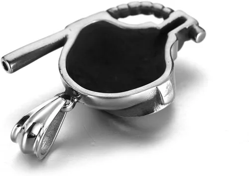 Vista 6 de Collar con colgante para hombre de acero inoxidable y gafas de buceo y máscara de snorkel
