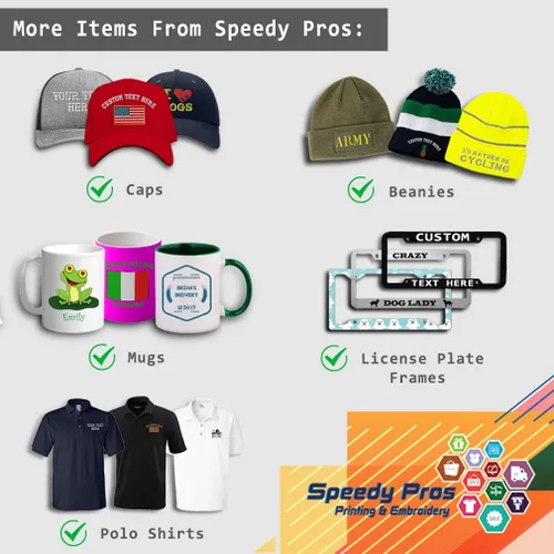 Vista 7 de Richardson - Gorra de béisbol de poliéster con texto personalizado