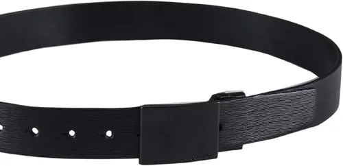 Vista 4 de Calvin Klein Cinturón de vestir con hebilla de placa moderna reversible dos en uno para hombre