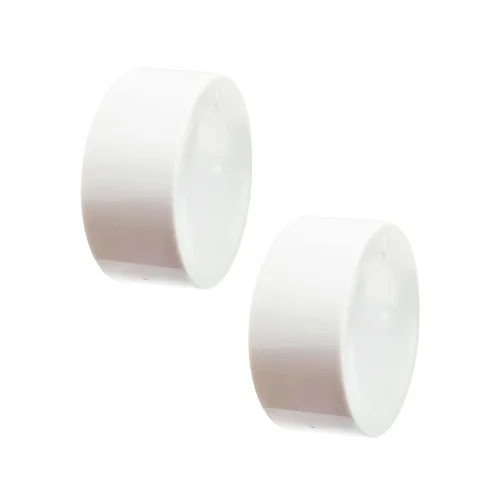 Vista 7 de Manija del Termostato Compatible con Cubierta Blanca Monopolar o Bípolar para Estilo Antiguo S22 D22, Blanco, 2 piezas