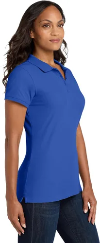 Vista 2 de Port Authority Polo Core Classic Piqué para mujer True Royal