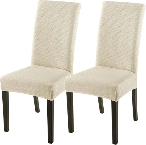 Vista 55 de SearchI Juego de 2 fundas elásticas para sillas Parsons de comedor, fundas elásticas con estampado de elastano, extraíbles, lavables, fundas