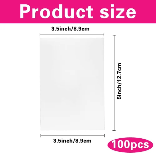 Vista 2 de Veroave 100 hojas de papel fotográfico, papel fotográfico brillante premium de 3.5" x 5", papel de imagen de 180 gsm, papel brillante para impresora