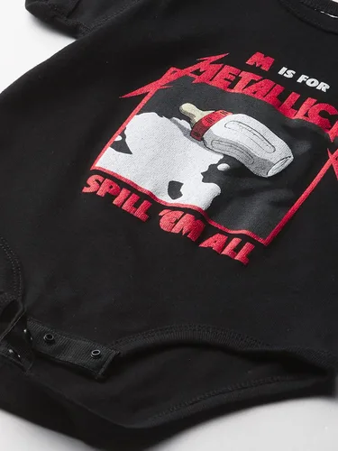 Vista 2 de Metallica baby-boys Baby M is for Kea Bodysuit