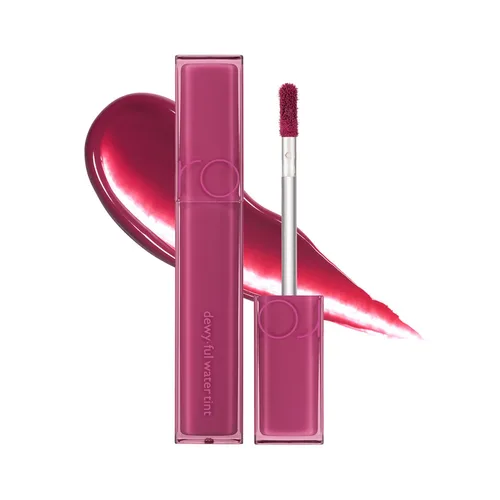 Vista 8 de rom&nd TINTE DE AGUA DEWYFUL 01 EN CORAL Brilloso alto pigmento hidratante no pegajoso Labios hidratados tonos coloridos Alto Brillo 0.18oz