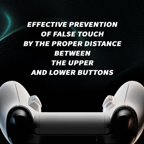 Vista 8 de eXtremeRate Victor X Remap Kit for Xbox Series XS Controller, 6 Profiles & White Redesigned Back Shell & Side Rails & 4 Back Buttons for Xbox Core