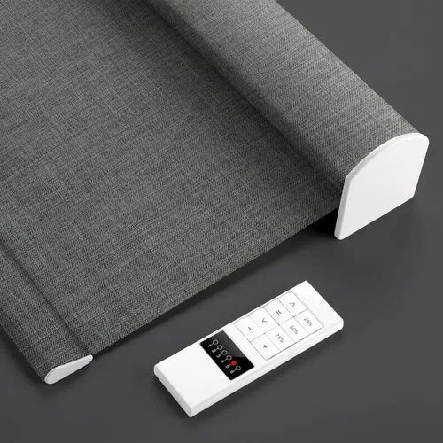Vista 10 de ZSTARR Persianas enrollables motorizadas con control remoto, persiana opaca inteligente, control de aplicación Tuya, compatible con Alexa Google a