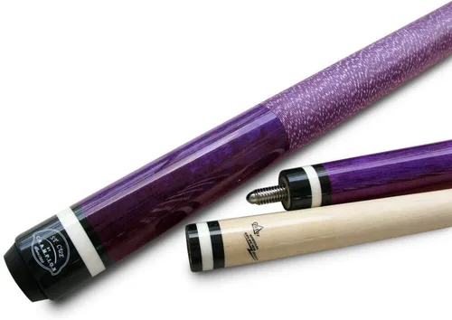 Vista 3 de 49% de descuento en oferta - Champion ST Irish Wrap Purple Maple Pool Cue, eje de arce de 58 pulgadas, junta de taco de 5/16 pulgadas x 18