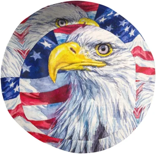 Vista 4 de Sombrero de pescador con bandera de Estados Unidos, sombrero de pescador con bandera estadounidense, Día de la Independencia 4 de julio, sombrero