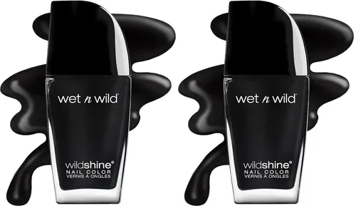 Vista 32 de wet n wild Wild Shine Esmalte de Uñas, Orange-Red Nuclear War, Color de Uñas Guerra nuclear
