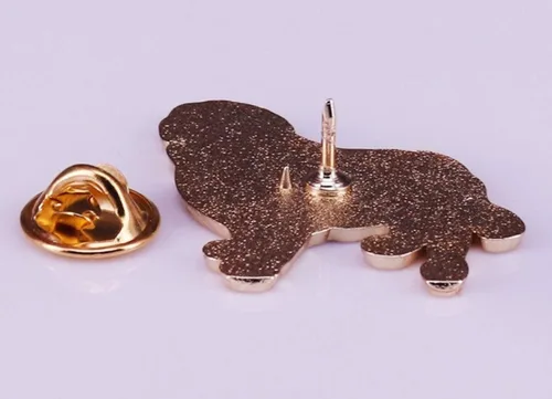 Vista 2 de Spectre Pins Golden Retriever Life Is Golden Dog Pin esmalte