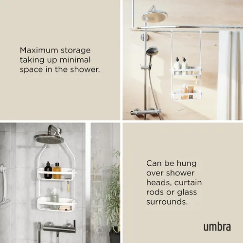 Vista 4 de Umbra Flex soporte para baño Blanco