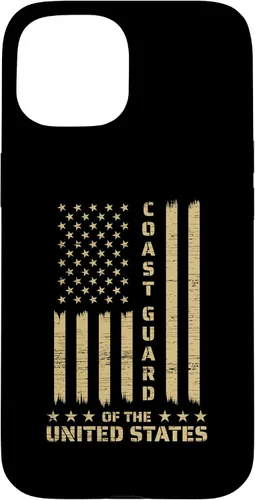 Vista 6 de Funda USCG de la Guardia Costera de Estados Unidos y la bandera estadounidense USCG para iPhone 16