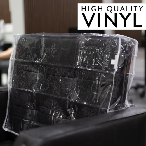 Vista 4 de Betty Dain Funda para silla de salón, protege la tapicería de las sillas de spa/salón de belleza, de manchas, productos químicos, humedad