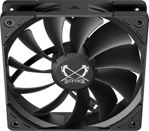 Vista 4 de Scythe Kaze Flex II 120 PWN - 1200 RPM, 1200 RPM, 4.724 in x 0.984 in, flujo de aire optimizado y silencioso ventilador de carcasa de computadora