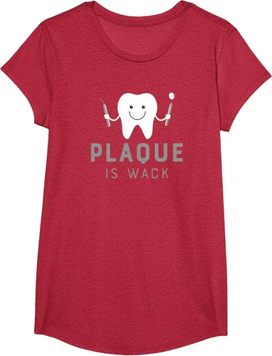 Vista 63 de Plaque is Wack Funny Dental Hygienist T-Shirt Asphalt Grey