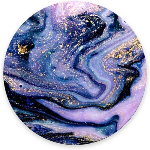 Vista 24 de Alfombrilla para mouse, de colores abstractos, personalizable, redonda, texturizada, lavable, con base de goma antideslizante, para mouse
