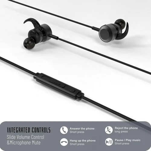 Vista 4 de Auriculares intrauditivos con cable USB C, estéreo de alta fidelidad con micrófono, micrófono con cancelación de ruido, control de volumen