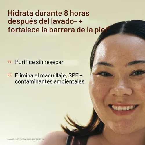 Vista 4 de Youth To The People Limpiador facial Superfood - Lavado facial diario de Kale + té verde, removedor de maquillaje suave, con antioxidantes calmantes