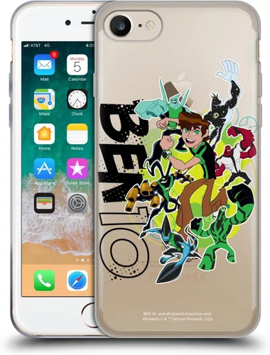 Vista 44 de Head Case Designs Officially Licensed Ben 10: Omniverse Character Art Graphics Gel Case [Military Grade Protection] Compatible with Apple iPhone 7