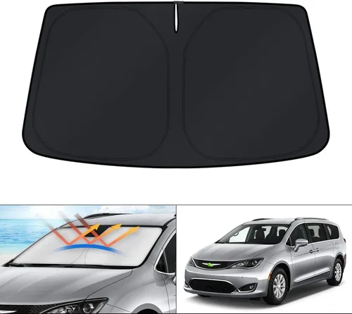 Vista 80 de KUST Parasol para parabrisas para BMW X1 F48 2016, 2017, 2018, 2019, 2020, 2021, 2022, accesorios de ajuste personalizado, parasol plegable