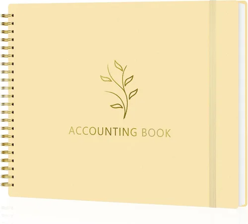 Vista 9 de AKONEGE Libro Mayor de Contabilidad para Pequeñas Empresas y Uso Personal, Cuaderno Rastreador de Gastos Horizontal Libro Mayor para Teneduría
