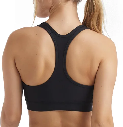 Vista 2 de Hanes Sujetador deportivo de compresión con espalda cruzada para mujer
