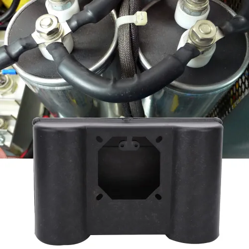 Vista 3 de Caso del condensador, caja de condensador del motor monofásico de la ingeniería de la caja plástica de la conexión 220V