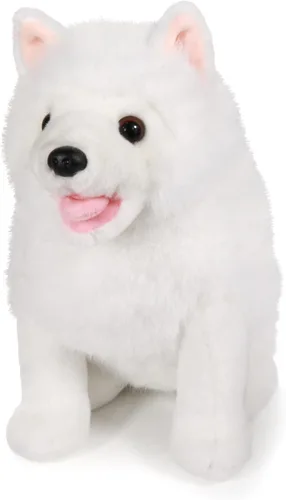 Vista 3 de Ice King Bear Peluche de perro Samoyedo de 8 pulgadas