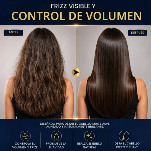 Vista 2 de Felps XBTX Omega Zero Hair Reductor de volumen, aceite de macadamia, sin formaldehído, 35.3 onzas líquidas