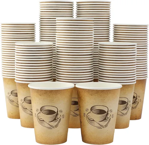 Vista 11 de Clawsoff - Paquete de 200 tazas de café desechables de 10 onzas