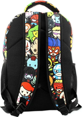 Vista 6 de Marvel Kawaii Avengers - Mochila escolar 160in Negromulti MKCFS5YT