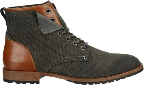 Vista 2 de Crush - Botas de trabajo casuales de combate de 6 pulgadas para hombre en color gris