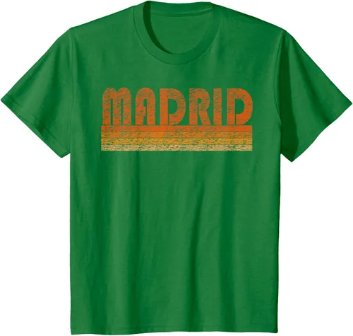 Vista 33 de clásico Retro Madrid playera, hombre 3XL, Asphalt Negro