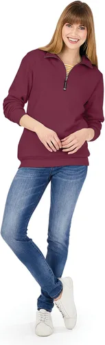 Vista 8 de Charles River Apparel Unisex Crosswind Quarter Zip, Mens and Womens Soft Cotton Blend Sweatshirt, Oatmeal Heather, 3X-Large