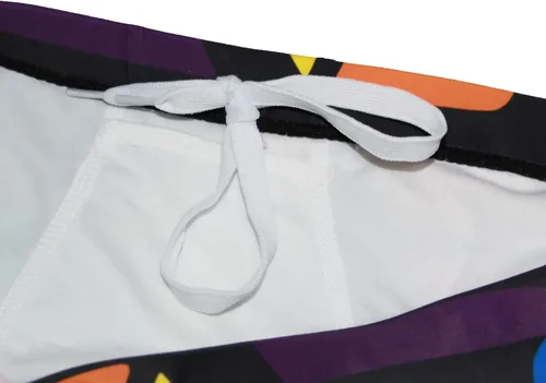 Vista 6 de NUJOLI Men's Bikini Swimwear Sexy Low Rise Swimming Briefs with Adjustable Drawstring