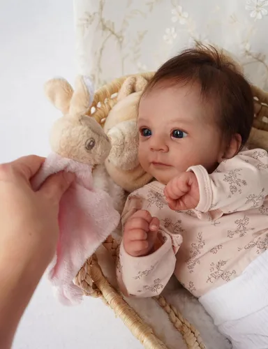 Vista 5 de OYESY Muñecas Realistas de Bebé Reborn Niña Realistas Recién Nacido 20 Pulgadas Hecho a Mano Cuerpo Completo Vinilo Suave Muñecas de Vida Real