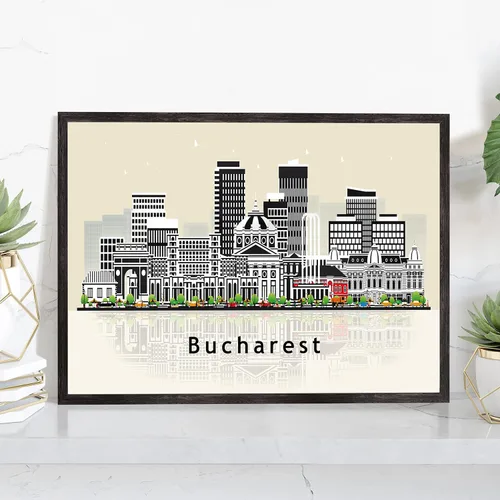 Vista 40 de Pera Print ADANA - Póster de Adana Turquía, ilustración de horizonte urbano de ciudad, póster moderno de pavo, impresión de paisaje urbano y punto