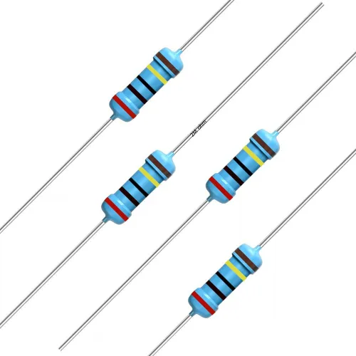 Vista 97 de California JOS - 100 resistencias de 0.24 ohm 1/2 W (0.5 vatios) ±1% tolerancia de película metálica, resistencia fija múltiple de valores