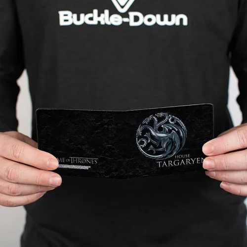 Vista 4 de Buckle-Down Billetera plegable para hombre, Juego de Tronos, 4.0" x 3.5", Game of Thrones, Billetera plegable
