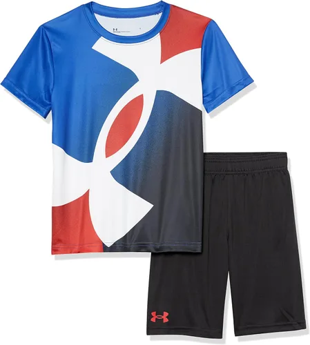 Vista 67 de Under Armour baby-girls Ua Terrazzo Leopard Heart SetShort Set