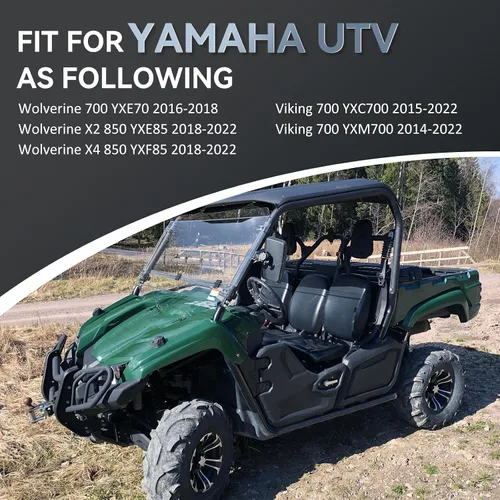 Vista 2 de M MATI Pinza de freno delantera y trasera para Yamaha Viking 700 Wolverine X2 X4 700 850 2014-2022 1XD-2580T-00-00 1XD-2580W-00-00