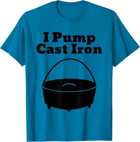 Vista 51 de I Pump - Camiseta de hierro fundido para cocinar al horno holandés