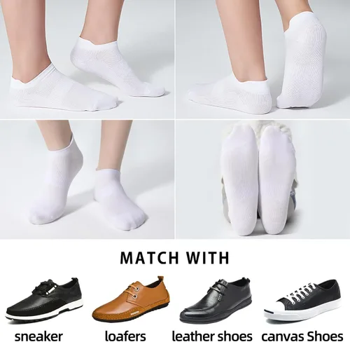 Vista 8 de Ankle Socks Women's and Mens - 610 Pairs Low Cut Tab & No Show Athletics Running Socks