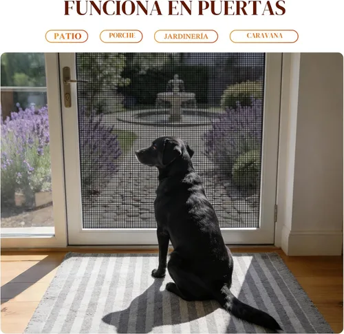 Vista 6 de Repuesto de mosquitero negro a prueba de mascotas.