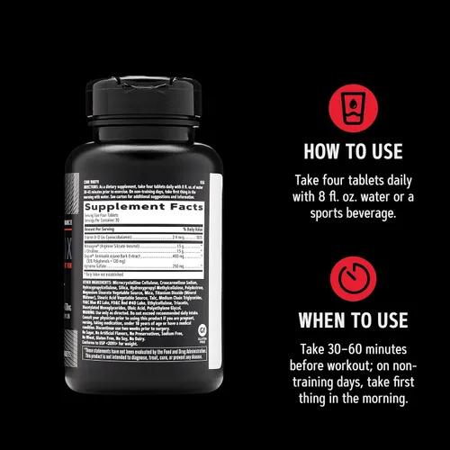 Vista 8 de GNC AMP Ultra Nox, soporta resistencia y rendimiento, sin estimulaciones
